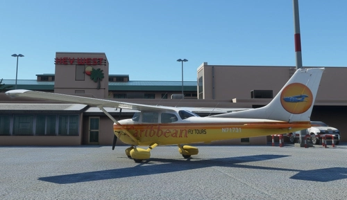 Asobo C172sp G1000 Caribbean Fly Tours Wheels
