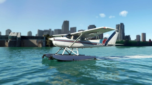 Asobo Cessna 172 Floaters I-GDRX (changeable tail id)