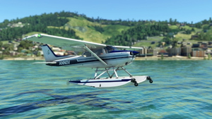 Asobo Cessna 172 Floaters Blue Livery thumbnail 4