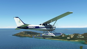 Asobo Cessna 172 Floaters Blue Livery thumbnail 7
