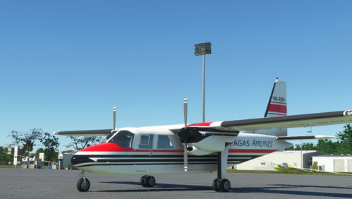 BN2A Islander VH-ROV PAGAS Airlines Request