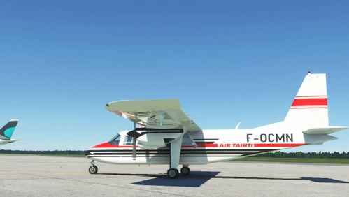 BN2A Islander Air Tahiti F-OCMN request