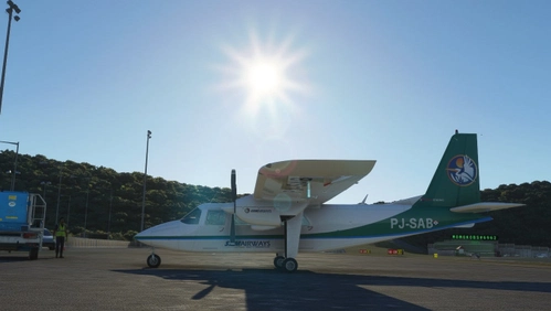 BN2B Islander SXM Airways PJ-SAB request