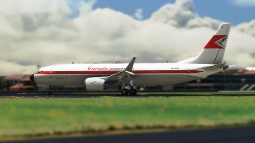 Bredok3d B737 Max Garuda Indonesia Retro 1 Livery