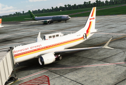 Bredok3d B737 Max Garuda Indonesia Retro 2 Livery