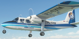 Britten-Norman BN-2 Islander -  St. Maarten Airways - PJ-SXM - circa 2021 thumbnail 2