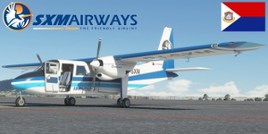 Britten-Norman BN-2 Islander -  St. Maarten Airways - PJ-SXM - circa 2021 thumbnail 1