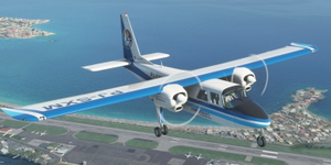 Britten-Norman BN-2 Islander -  St. Maarten Airways - PJ-SXM - circa 2021 thumbnail 3