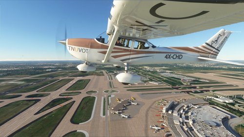 c 172 G1000 4X-CHD livery 