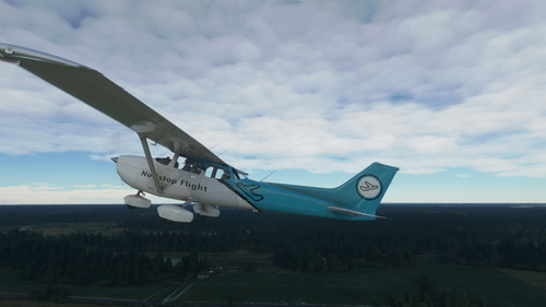  c 172 G1000 nonstop flight livery 