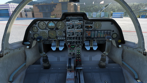 Caproni-Vezzola C-22 - Grey Cockpit Panel