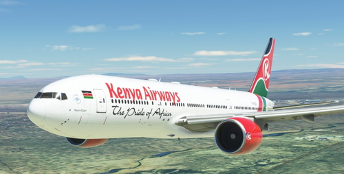 CaptainSim 777-200 Kenya Airways [8K]