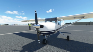 JPLogistics Cessna 152 White & Blue Livery thumbnail 2