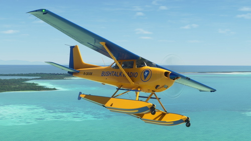 Cessna 172 (G1000) - Bushtalk Radio Livery