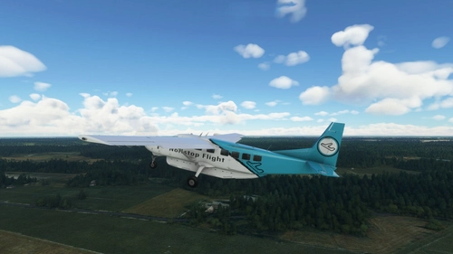  Cessna 208 B nonstop flight livery 