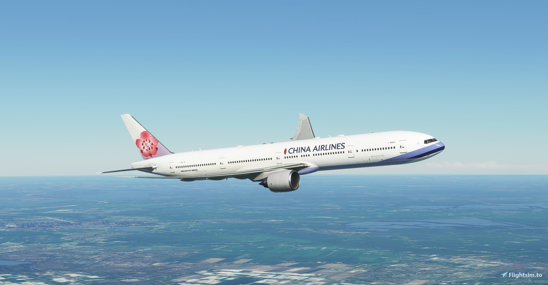 China Airlines "B-18003" CaptainSim 777-300ER - Image 1