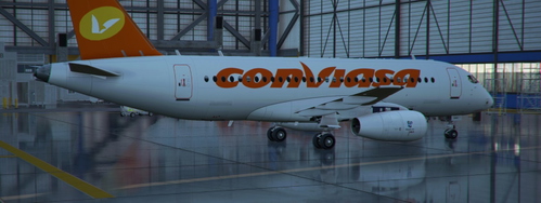 Conviasa Fictional Sukhoi Superjet 100 (SU5) only Texture
