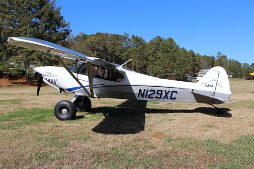Cub Crafters X-CUB N129XC with "real" colors, painted in the "Glacier" color Scheme.
