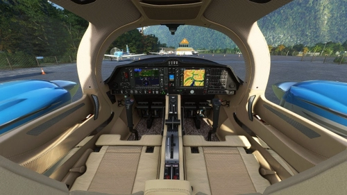 Diamond Aircraft DA62 Beige Interior