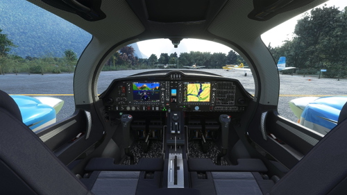 Diamond Aircraft DA62 Black Interior