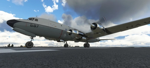 Douglas DC-6 US Navy #152687 Keflavik