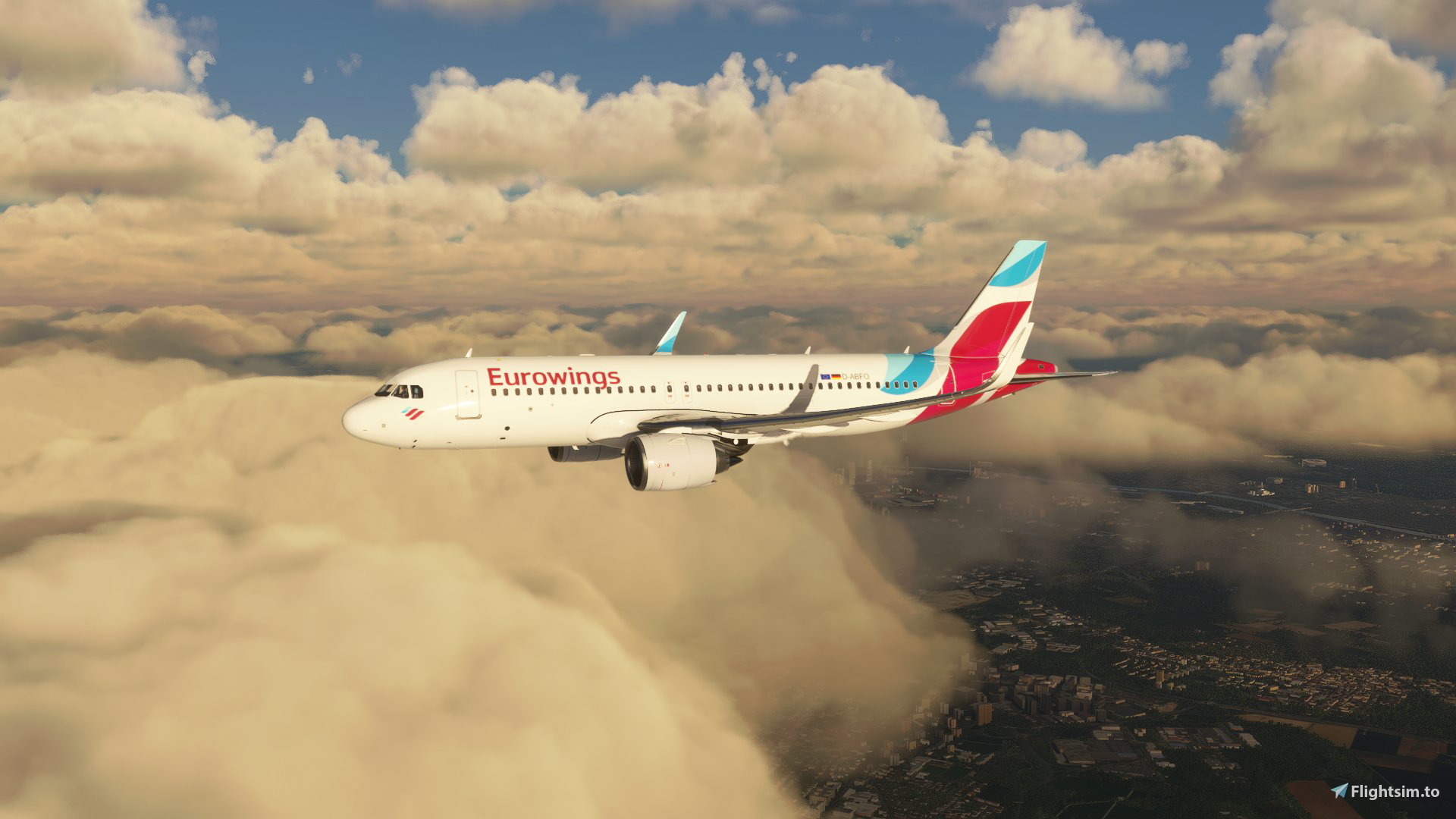 EUROWINGS FBW A32NX (D-ABFO) - 10K - Image 1