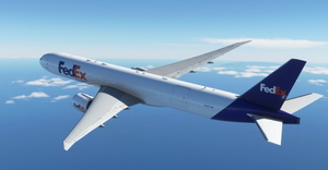 FedEx / Federal Express CaptainSim 777-300F (P2F) thumbnail 7