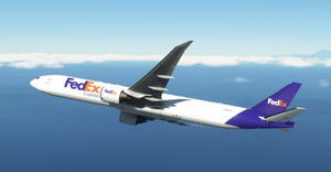 FedEx / Federal Express CaptainSim 777-300F (P2F) thumbnail 5