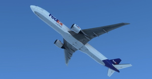 FedEx / Federal Express CaptainSim 777-300F (P2F) thumbnail 8