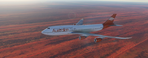 FLYWOH Asobo 747-8i Australian Sun [No Mirroring]