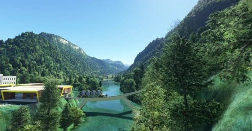 Functional Funicular Railway "Stoosbahn"