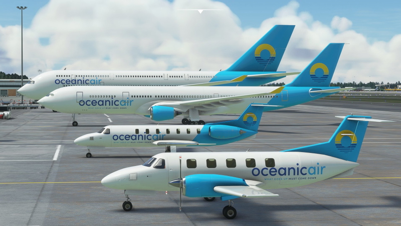 The Skypark - Generic AI Livery Pack - Oceanic Air for Microsoft Flight ...