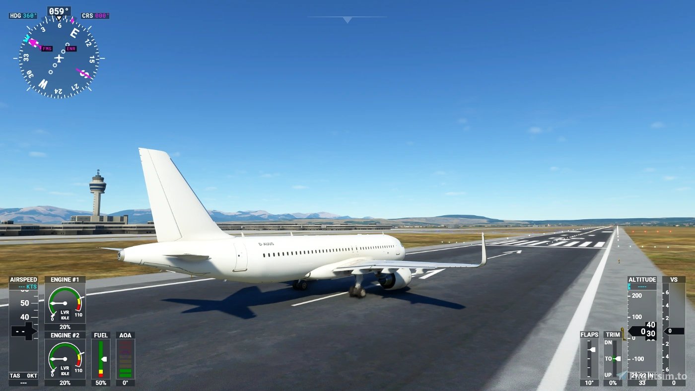 Ghost White A320 Livery (A32NX) - Image 1