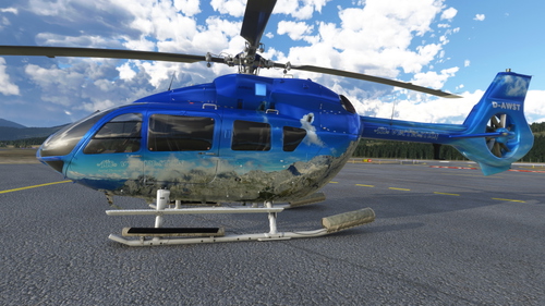 HPG Airbus H145 Air Wetterstein D-AWST Livery (Fictional, 8K, LuxVar)