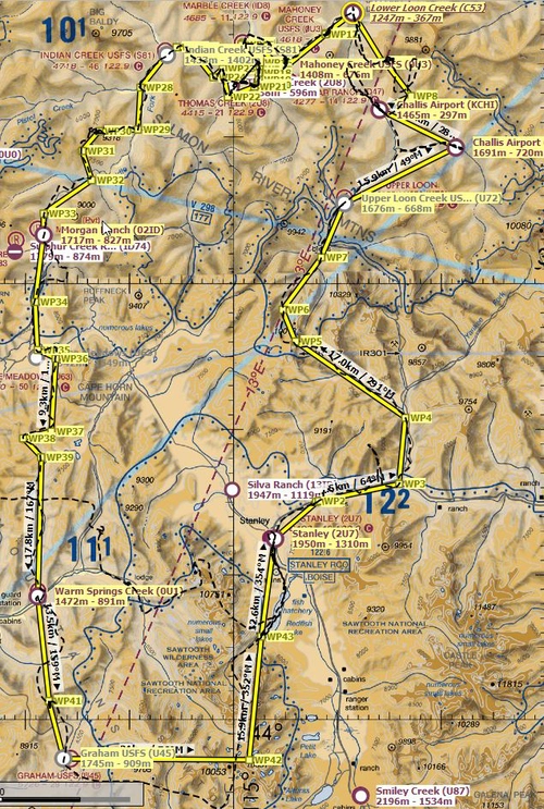 IDAHO bush trip 2 - navigation & STOL challenge