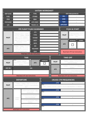 IVAO/ VATSIM Worksheet Notepad thumbnail 1