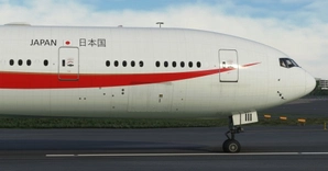 Japan One / Japan Air Self-Defense Force / JASDF / Japanese Government CaptainSim 777-300ER thumbnail 3