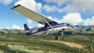 WBSim/JPLogistics Cessna 152 Reims Blue Livery (clean & used & Fairing) thumbnail 7