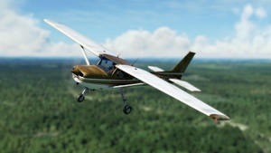 WBSim/JPLogistics Cessna 152 Reims Brown Livery (clean & used & Fairing) thumbnail 8