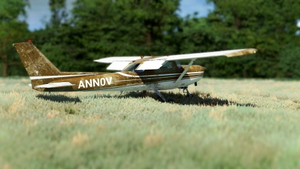 WBSim/JPLogistics Cessna 152 Reims Brown Livery (clean & used & Fairing) thumbnail 10