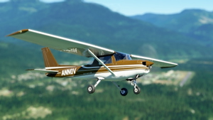 WBSim/JPLogistics Cessna 152 Reims Brown Livery (clean & used & Fairing) thumbnail 7