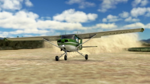 WBSim/JPLogistics Cessna 152 Reims Green Livery (clean & used & Fairing) thumbnail 9