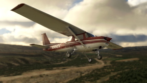 WBSim/JPLogistics Cessna 152 Reims Red Livery (clean & used & Fairing) thumbnail 4