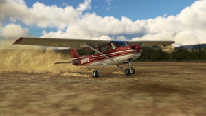 WBSim/JPLogistics Cessna 152 Reims Red Livery (clean & used & Fairing) thumbnail 8