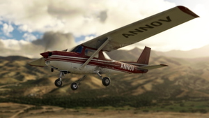 WBSim/JPLogistics Cessna 152 Reims Red Livery (clean & used & Fairing) thumbnail 2