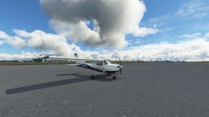 JPLogistics Cessna 152 White & Blue with Red Accent Livery thumbnail 7