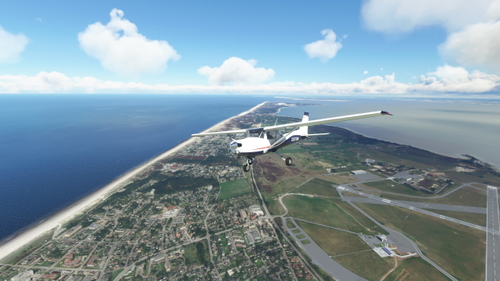 JPLogistics Cessna 152 White & Blue with Red Accent Livery