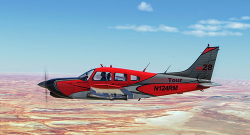 JustFlight Piper P28R Turbo Arrow III - WorldTour GruizMd Edition