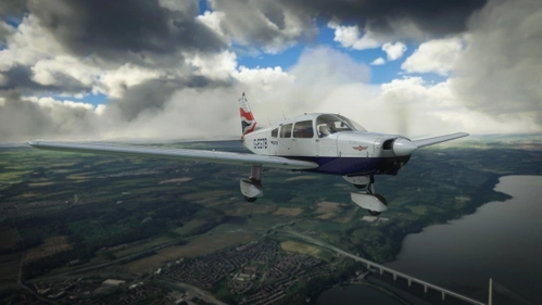 JustFlight Piper P28R Warrior II British Airways G-EGTB Flying Club