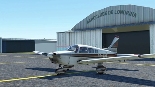 JustFlight Piper Warrior II - Aeroclube de Londrina (PT-VHV)